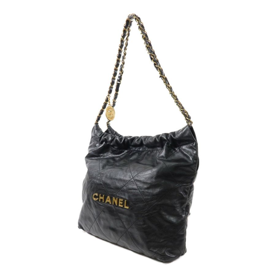 CHANEL 牛皮皮革Chanel 22 Small鏈帶肩背袋-2