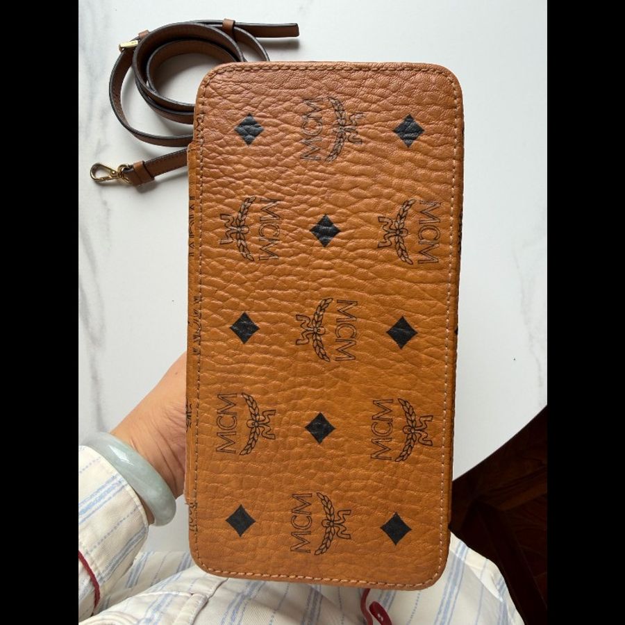 MCM、老花化妝盒單肩包、97新-2