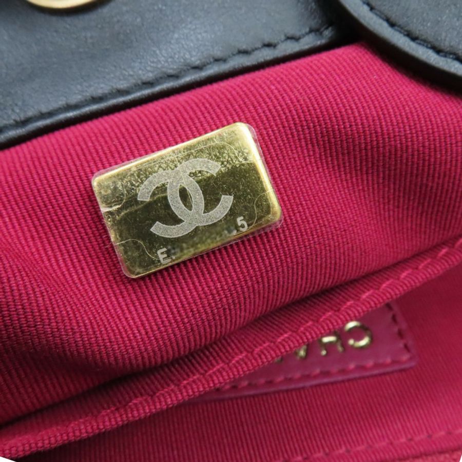 黑色 羊皮 Deauville 两用包【CHANEL 香奈兒】 AS3257-6