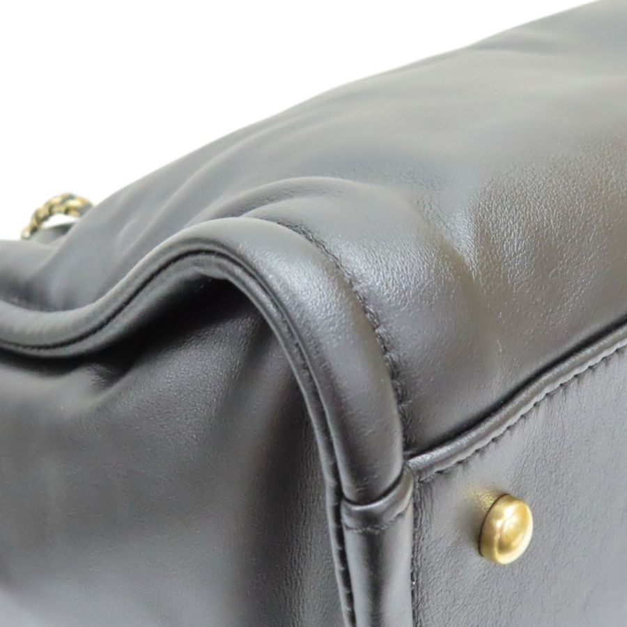 黑色 羊皮 Deauville 两用包【CHANEL 香奈兒】 AS3257-12