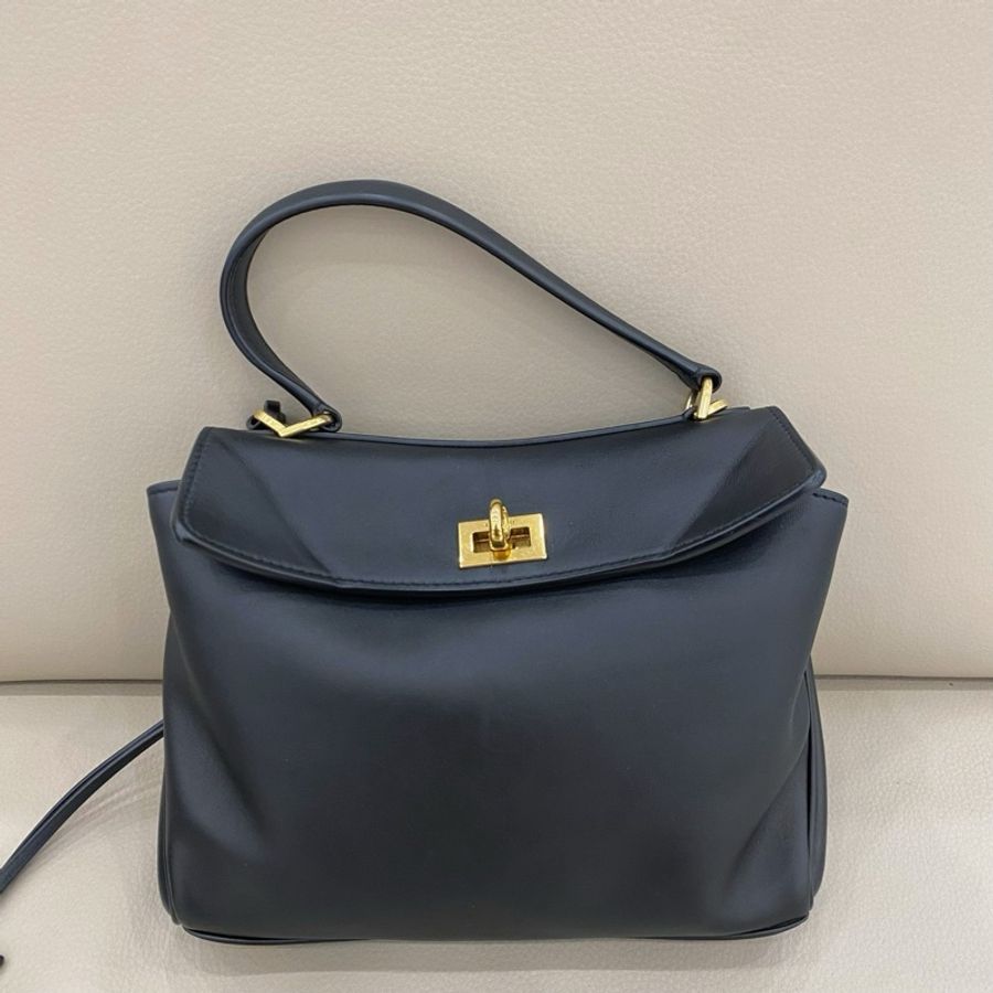 Balenciaga 巴黎世家 Rodeo mini 黑金迷你手提包肩背包斜挎包-1
