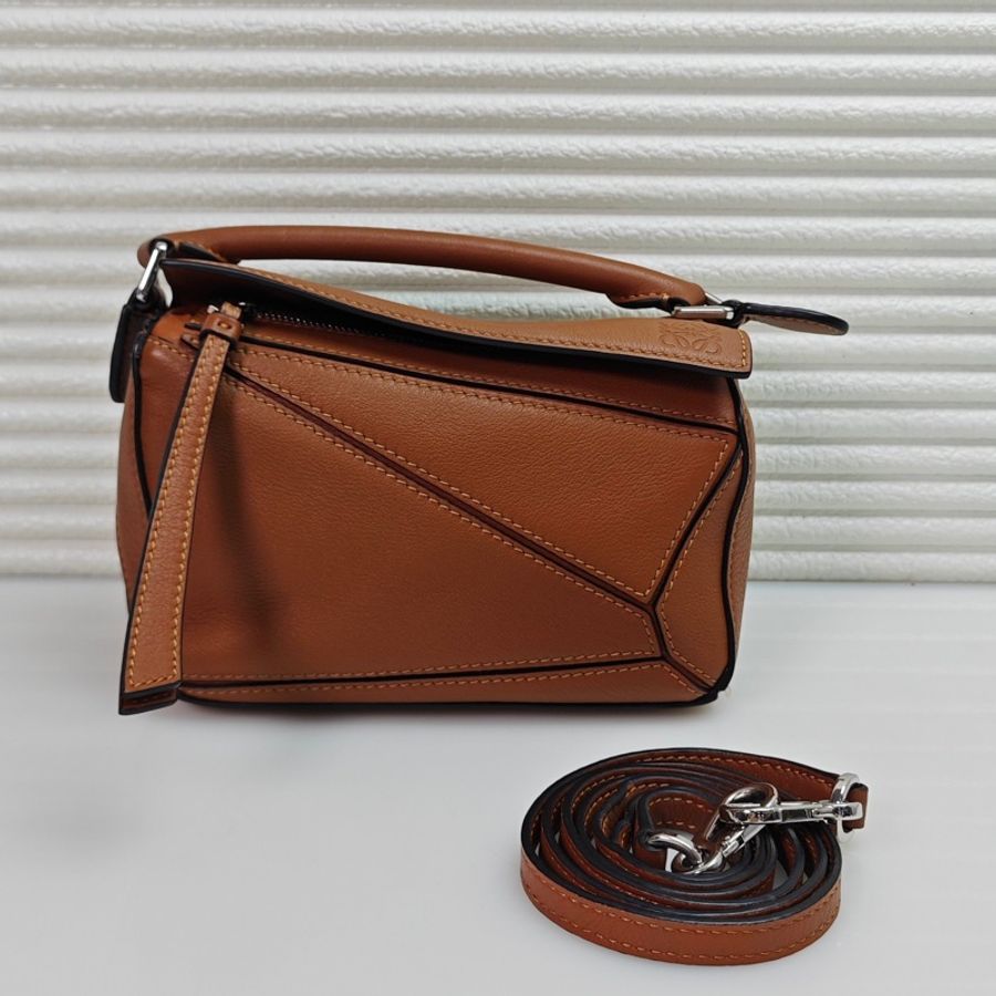 Loewe羅意威mini puzzle幾何包斜挎包-0
