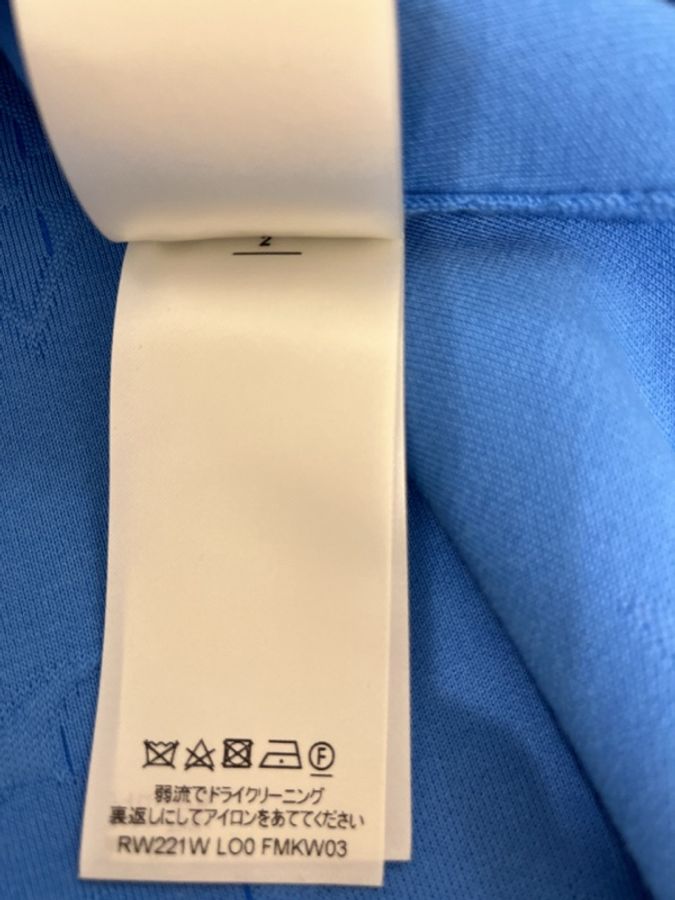 LOUIS VUITTON《全新》3D Monogram 滿版Logo重磅針織背心|天空藍|S號|義大利製-17