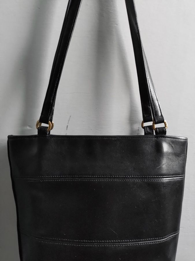 美製老品 #COACH 黑色小型托特包 | 美式 | 古典 | 老包 | 老靈魂-1