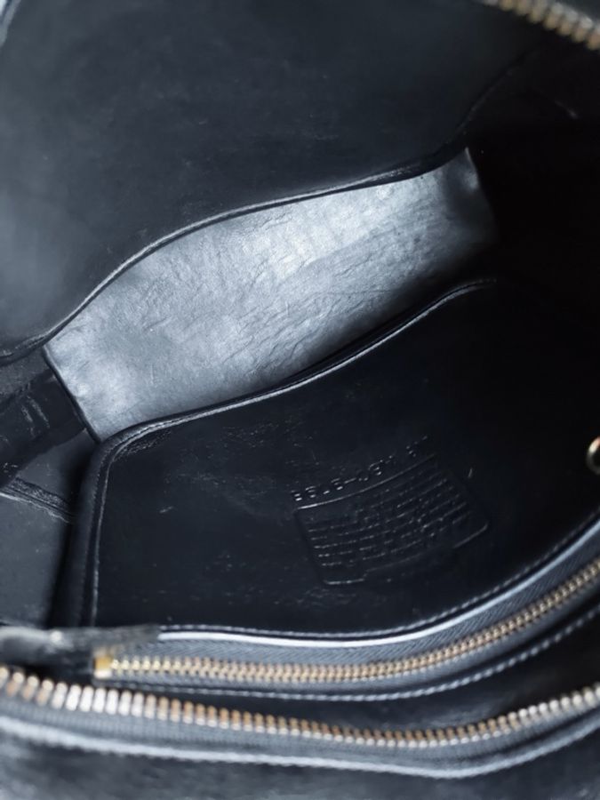 美製老品 #COACH 黑色小型托特包 | 美式 | 古典 | 老包 | 老靈魂-7