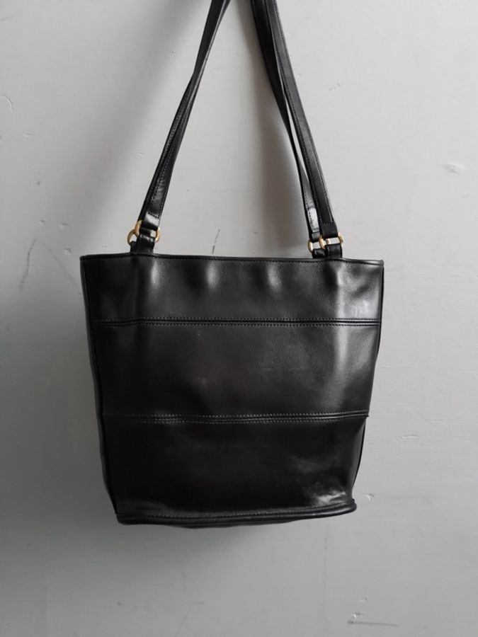 美製老品 #COACH 黑色小型托特包 | 美式 | 古典 | 老包 | 老靈魂-10