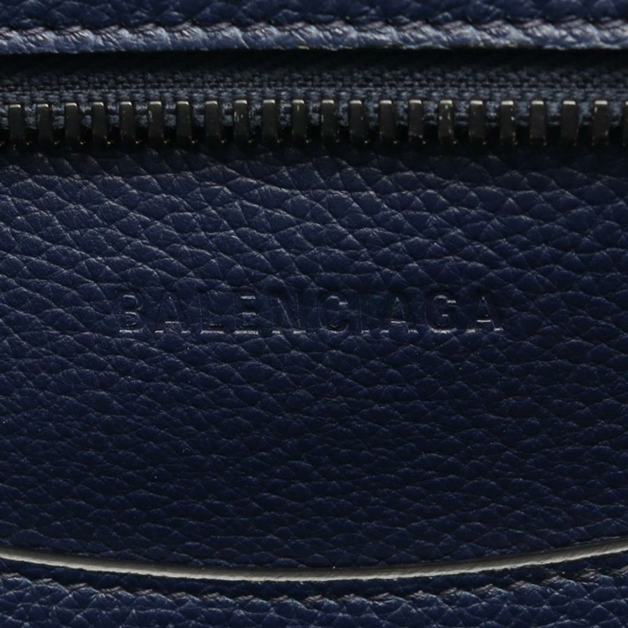 巴黎世家 (BALENCIAGA) NEO CLASSIC LARGE (Neo Classic City Large) 手提包 638531 皮革 海軍藍 二手 男女通用-3
