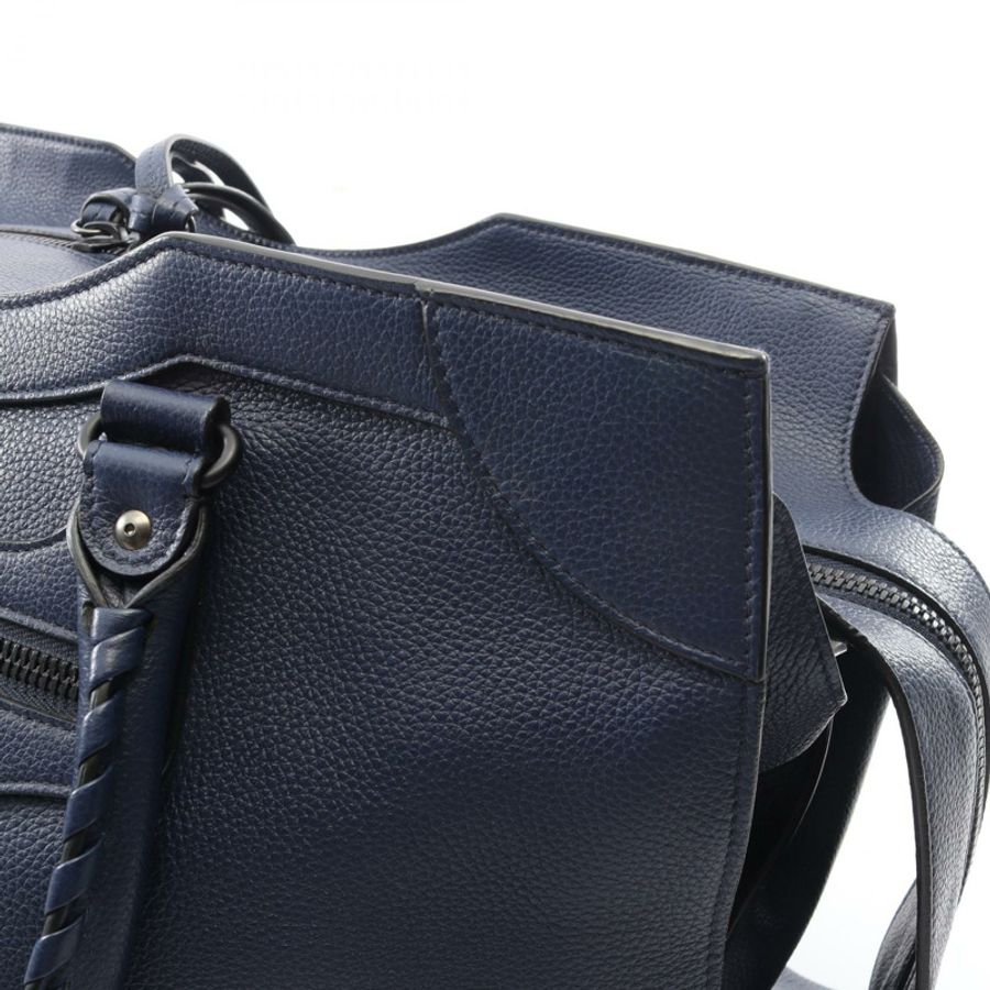 巴黎世家 (BALENCIAGA) NEO CLASSIC LARGE (Neo Classic City Large) 手提包 638531 皮革 海軍藍 二手 男女通用-5