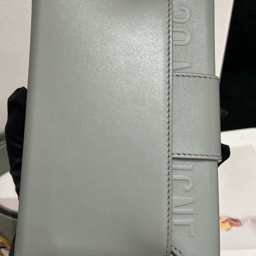 Dior 迪奧 Box 盒子包 藍灰色-5