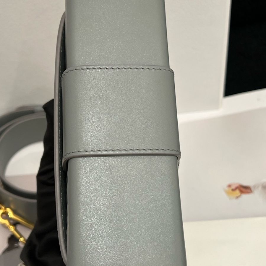 Dior 迪奧 Box 盒子包 藍灰色-6