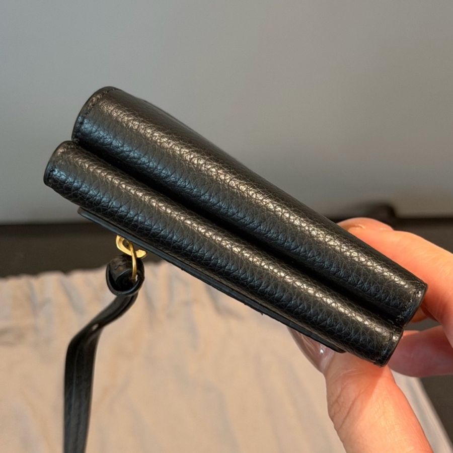 Balenciaga 巴黎世家 機車系列短夾 黑-3