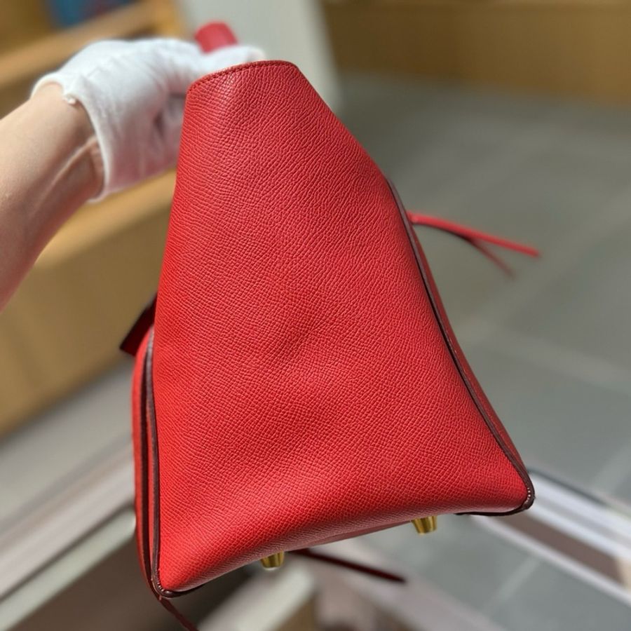 Celine mini belt紅色鲶鱼大号-2