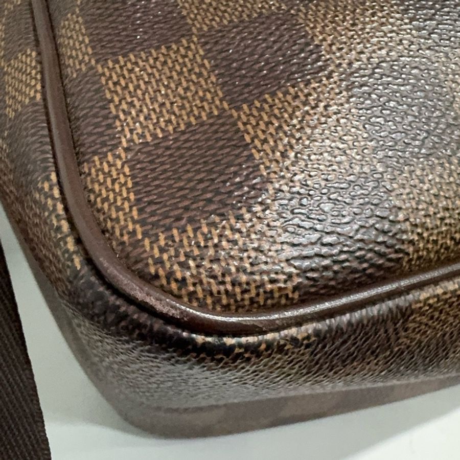 LouisVuitton 路易威登棋盤格翻蓋公文包郵差包尺寸32x10.5x26-5