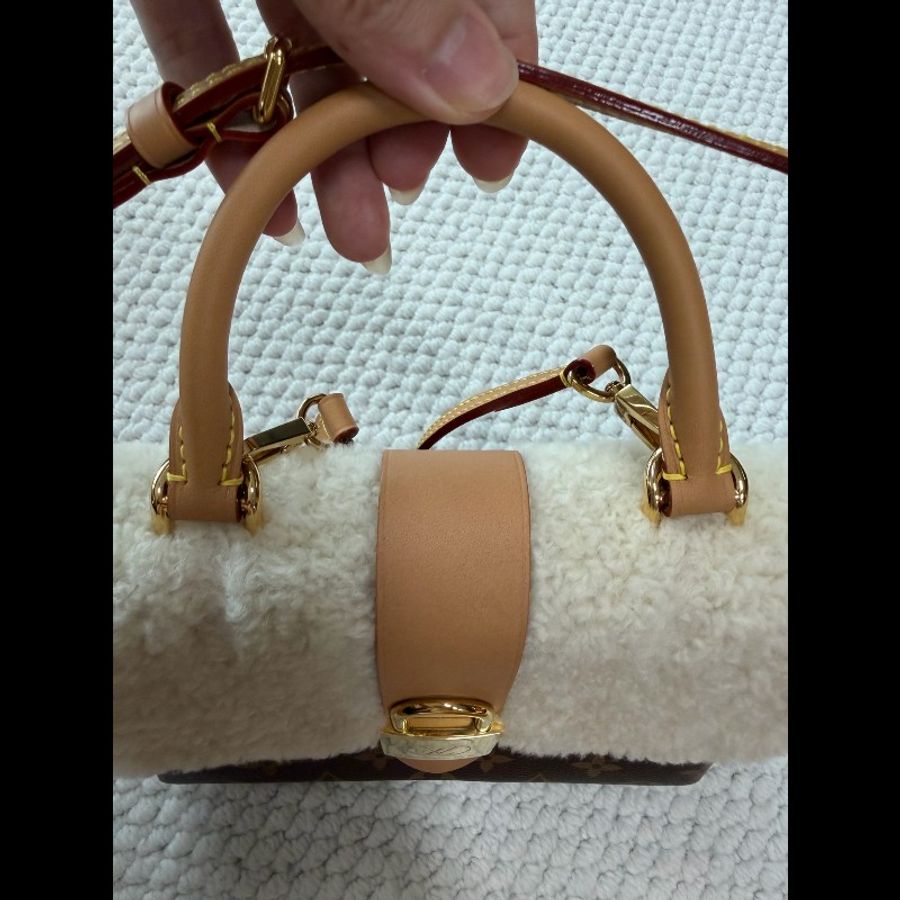 LV 毛毛鎖頭包~單包-5