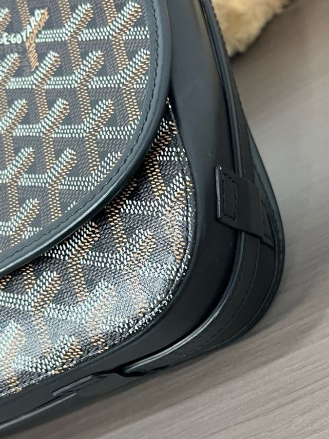 Goyard 戈雅 黑色Belvedere郵差包 尺寸28*24。-8