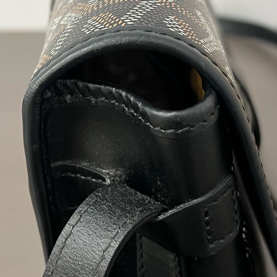 Goyard 戈雅 黑色Belvedere郵差包 尺寸28*24。-11