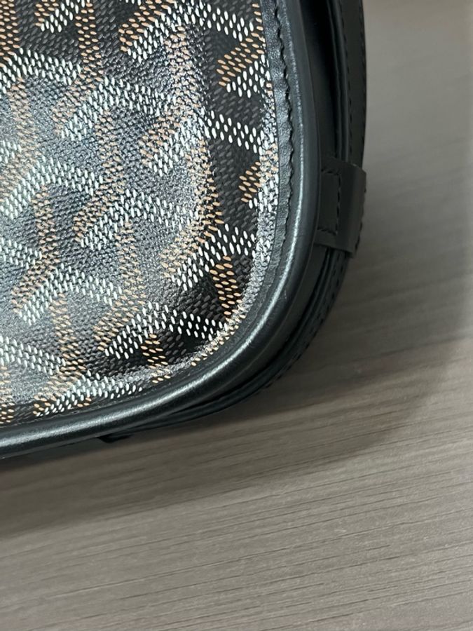 Goyard 戈雅 黑色Belvedere郵差包 尺寸28*24。-12