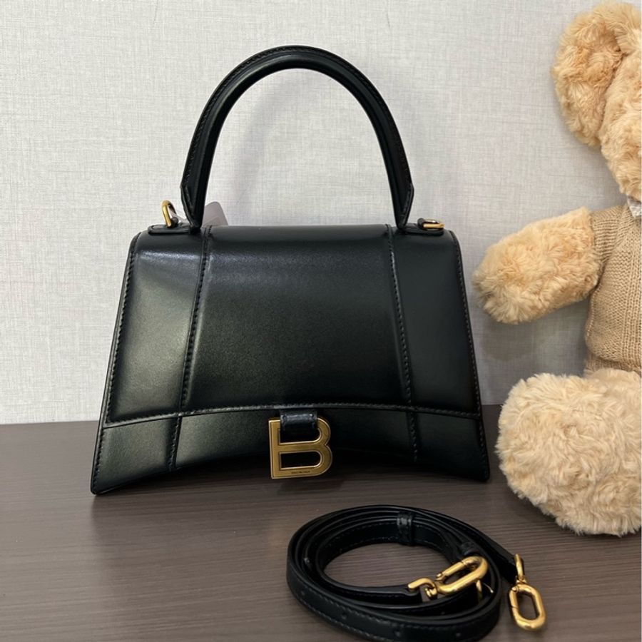 Balenciaga 巴黎世家 黑金光面沙漏S-0