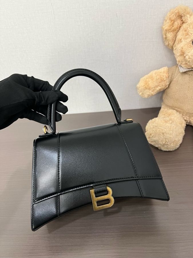 Balenciaga 巴黎世家 黑金光面沙漏S-1