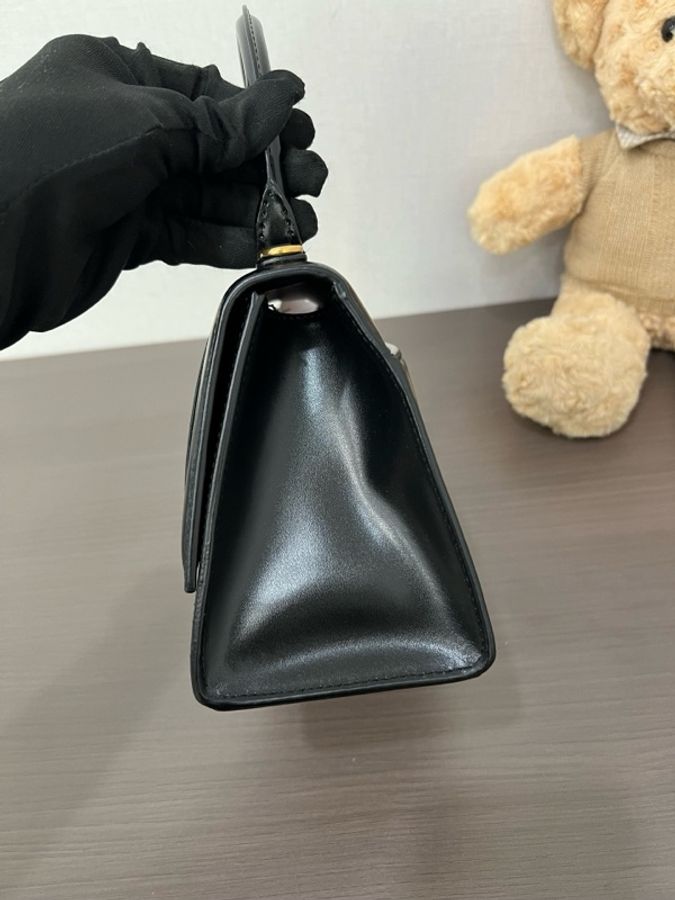 Balenciaga 巴黎世家 黑金光面沙漏S-4