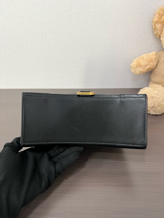 Balenciaga 巴黎世家 黑金光面沙漏S-5