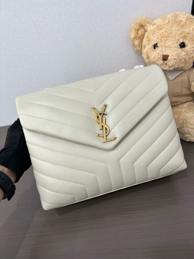 YSL 聖羅蘭 大號loulou方胖子 底長30。-0