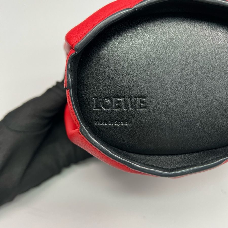 Loewe羅意威 紅色全皮小象包 98新-6