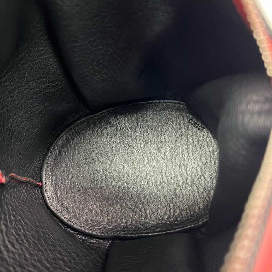Loewe羅意威 紅色全皮小象包 98新-7