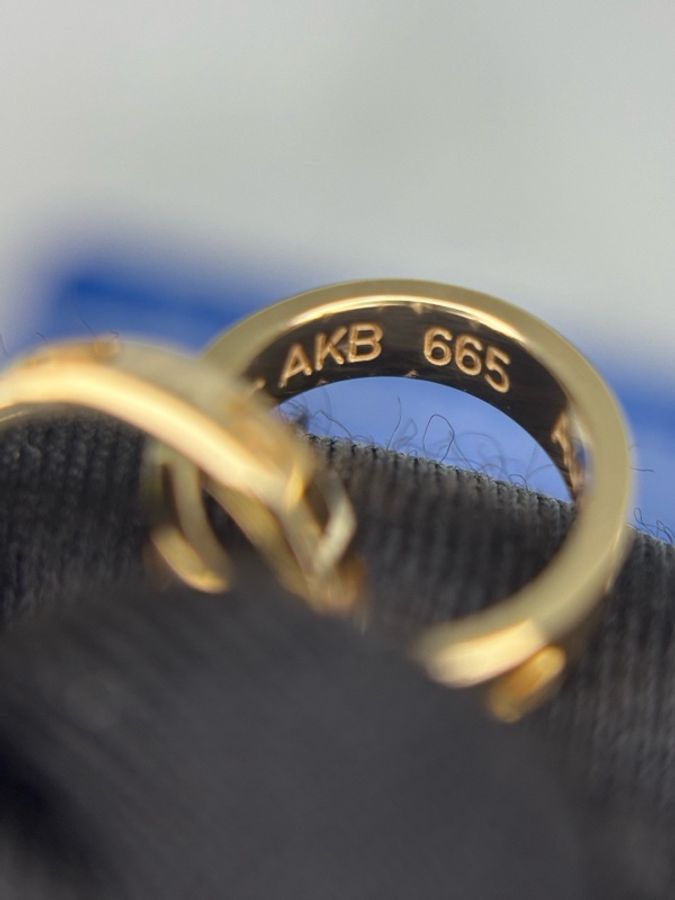 Cartier 卡地亞 love 雙環 手鍊 黃金色-5