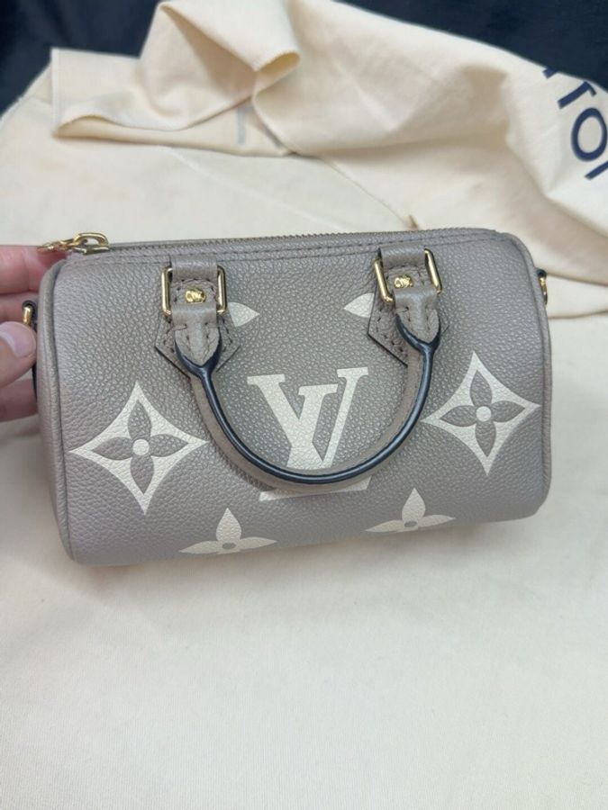 Louis Vuitton路易威登 Speedy Nano 大象灰-0