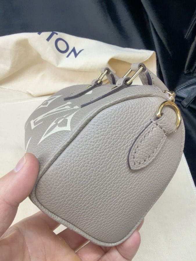 Louis Vuitton路易威登 Speedy Nano 大象灰-8
