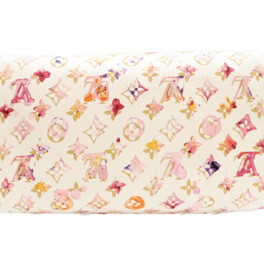 路易威登 M95751 Monogram Watercolor VVN Speedy 30 波士頓包,白色(Blanc),女士-4