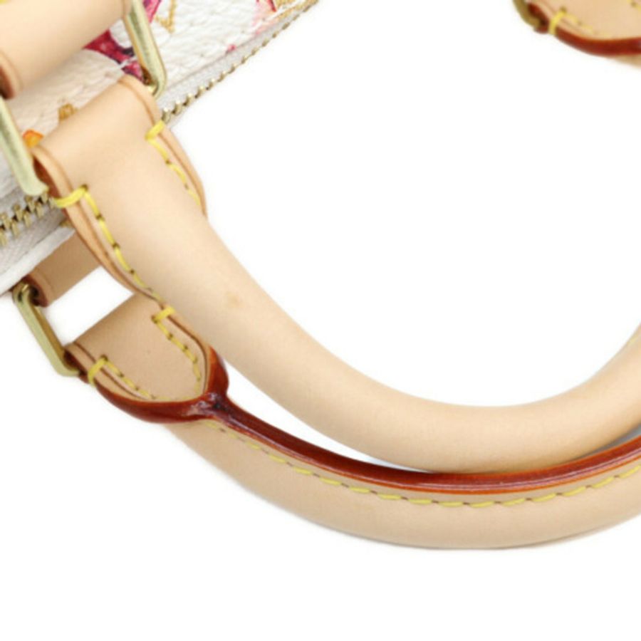 路易威登 M95751 Monogram Watercolor VVN Speedy 30 波士頓包,白色(Blanc),女士-9