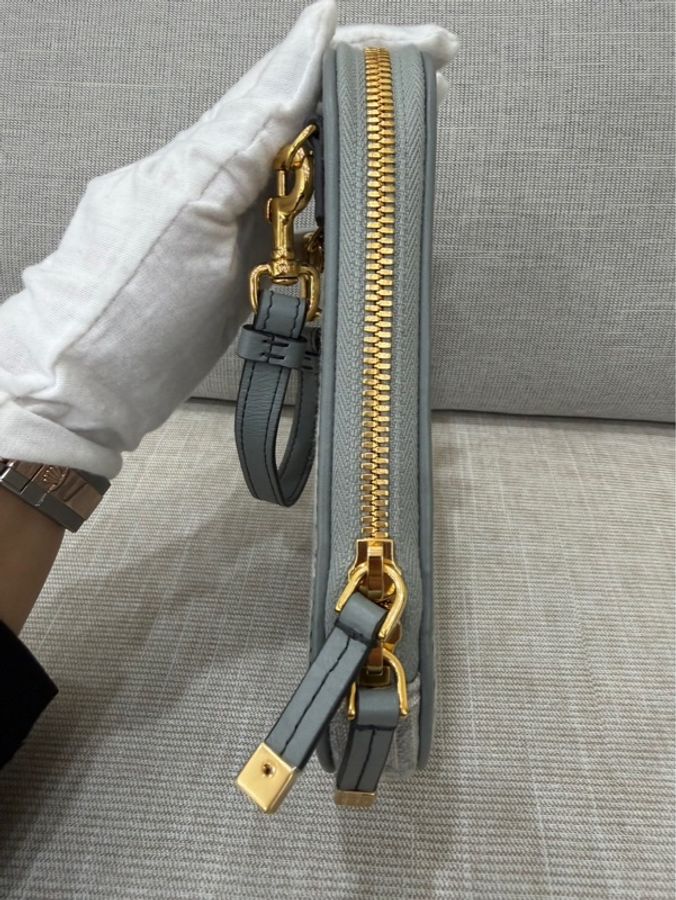 Dior 30 Montaigne Oblique 緹花 灰色 手機包 手提包 斜背包-8