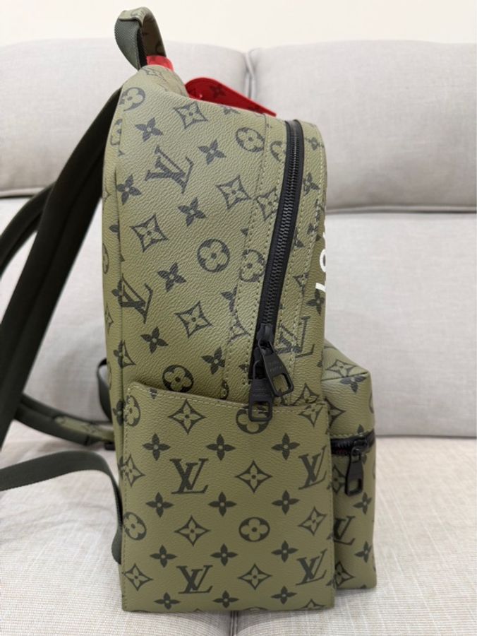 LV Discovery 雙肩包 後背包 軍綠色-9