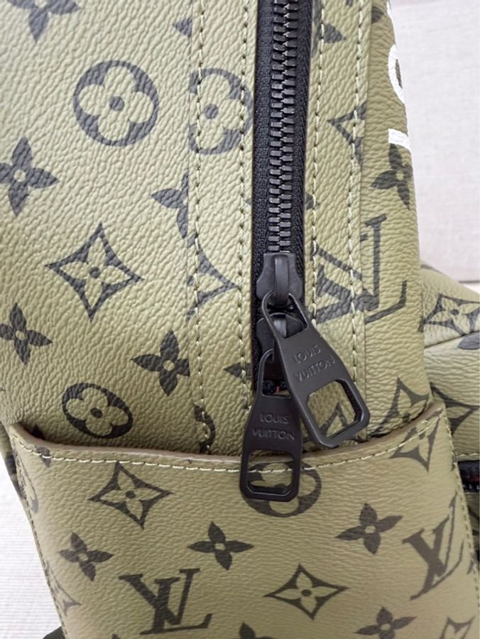 LV Discovery 雙肩包 後背包 軍綠色-20