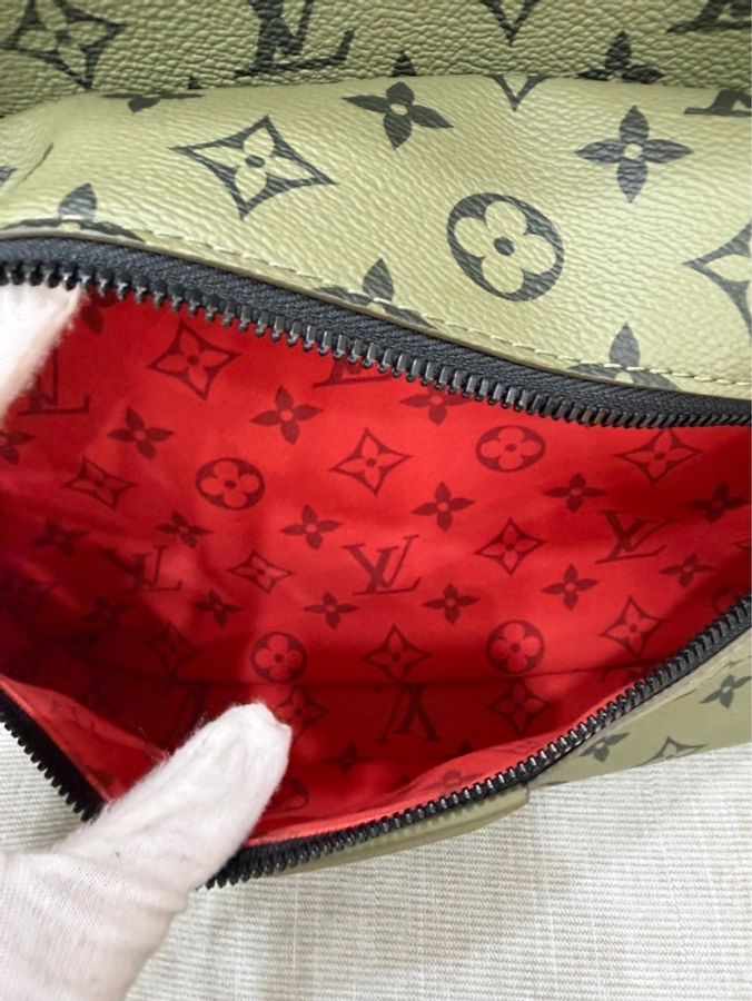 LV Discovery 雙肩包 後背包 軍綠色-24