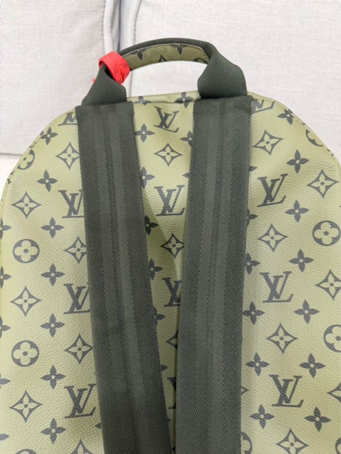 LV Discovery 雙肩包 後背包 軍綠色-25