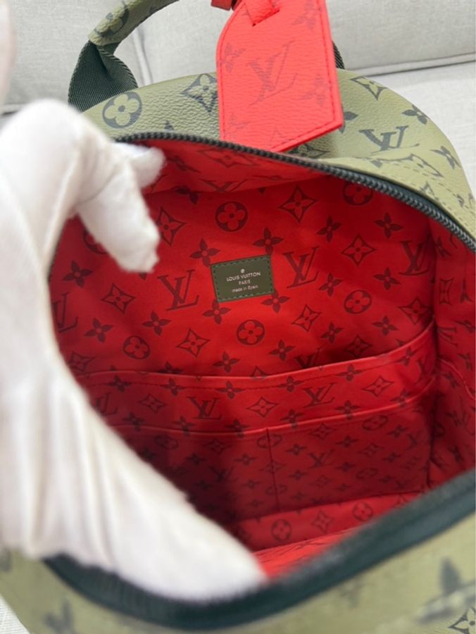 LV Discovery 雙肩包 後背包 軍綠色-27