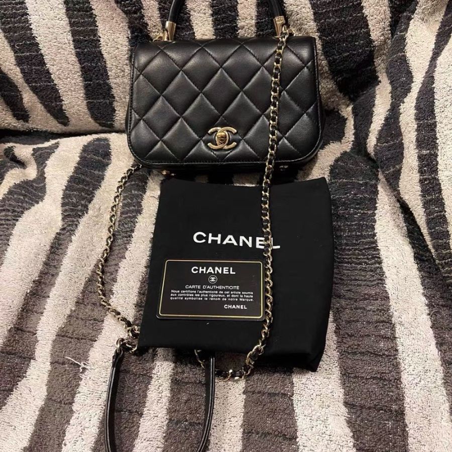 99新🖤✨#香奈兒 #handle黑金 #Cfmini #全配有購證-2