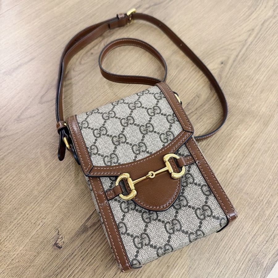 Gucci 古馳 1955 手機包 斜背包 隨身包 男女通用-5