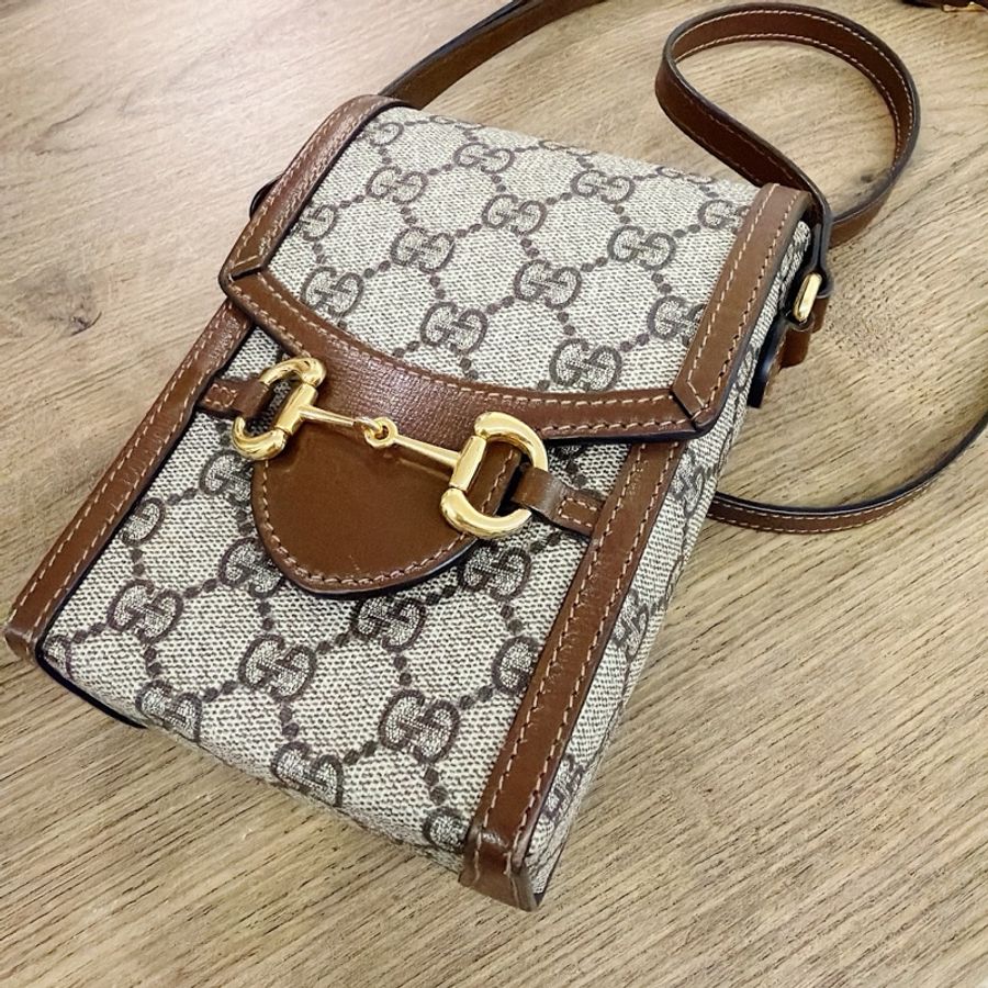 Gucci 古馳 1955 手機包 斜背包 隨身包 男女通用-8