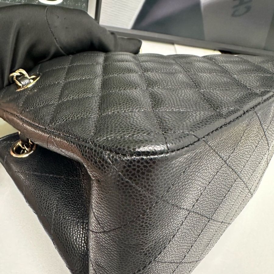 全新全配🖤#香奈兒 #24C #托特包mini #荔枝牛皮-10