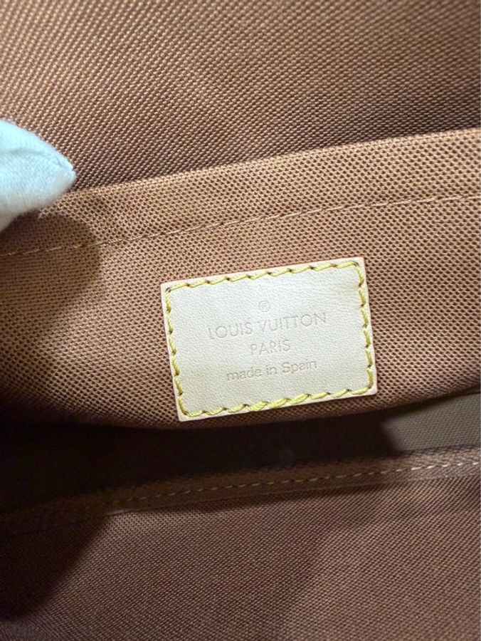 LV Multi Pochette 經典五合一 帆布牛皮飾邊提花肩帶手拿/肩背包/5合1包/麻將包 (M44813-綠色)-19