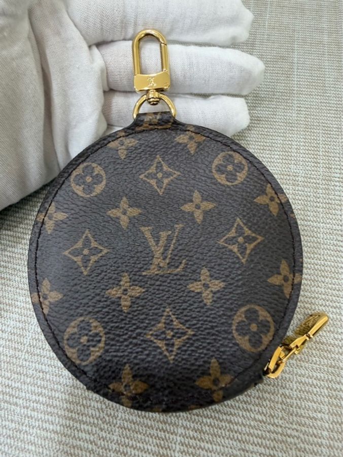 LV Multi Pochette 經典五合一 帆布牛皮飾邊提花肩帶手拿/肩背包/5合1包/麻將包 (M44813-綠色)-37