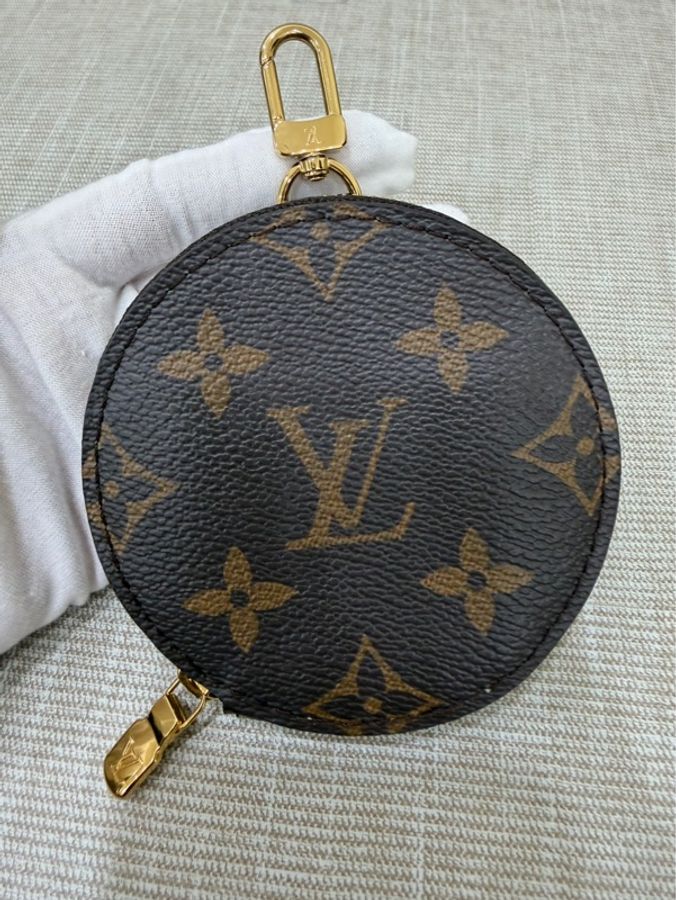 LV Multi Pochette 經典五合一 帆布牛皮飾邊提花肩帶手拿/肩背包/5合1包/麻將包 (M44813-綠色)-38
