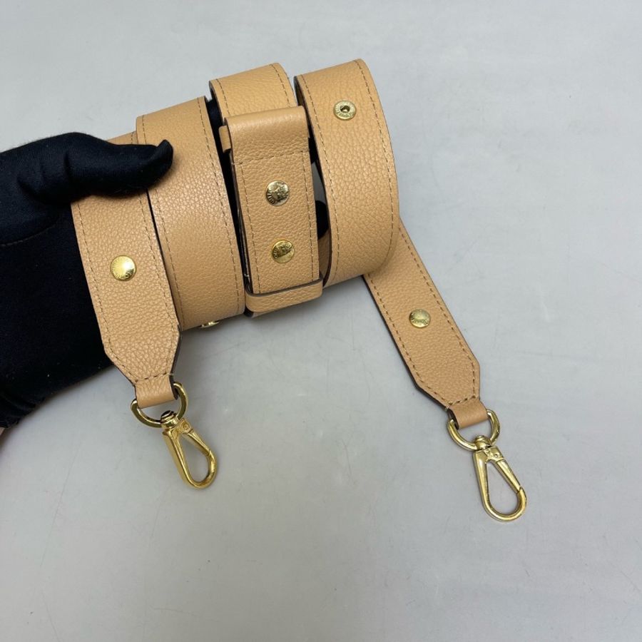 98新全配🧡#Lv #lockme #卡其色牛皮水桶 #副肩帶 #盒子塵袋購證-7