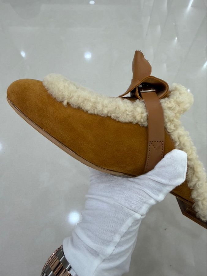 愛馬仕HERMES泰迪熊🧸毛毛 Kelly拖鞋-20