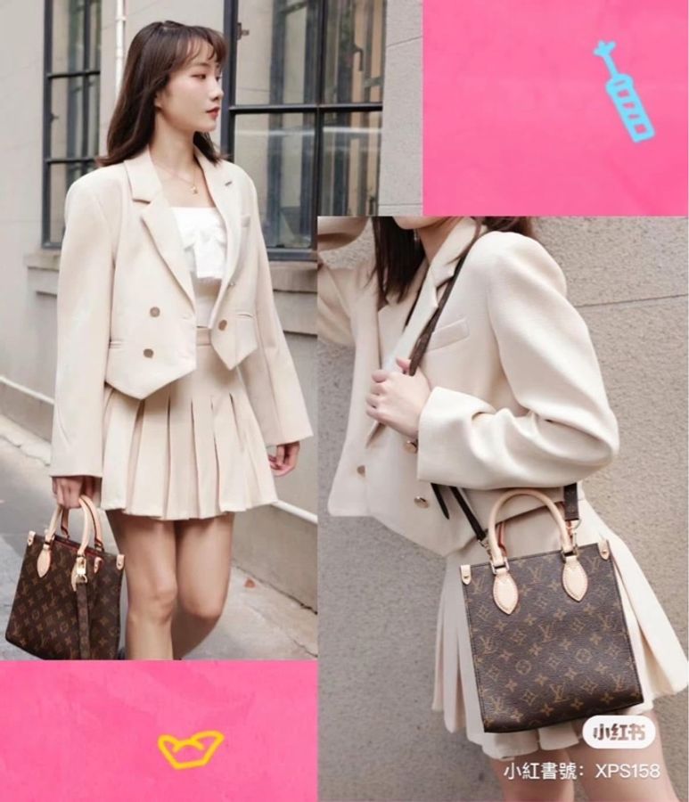 LV M45847 經典 SAC PLAT BB系列 Monogram 帆布手提包 肩背包 斜背包-5
