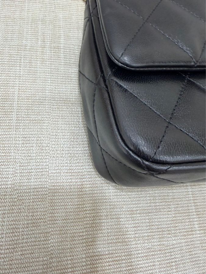 Chanel香奈兒cf方胖子愛心調節扣 黑金-9